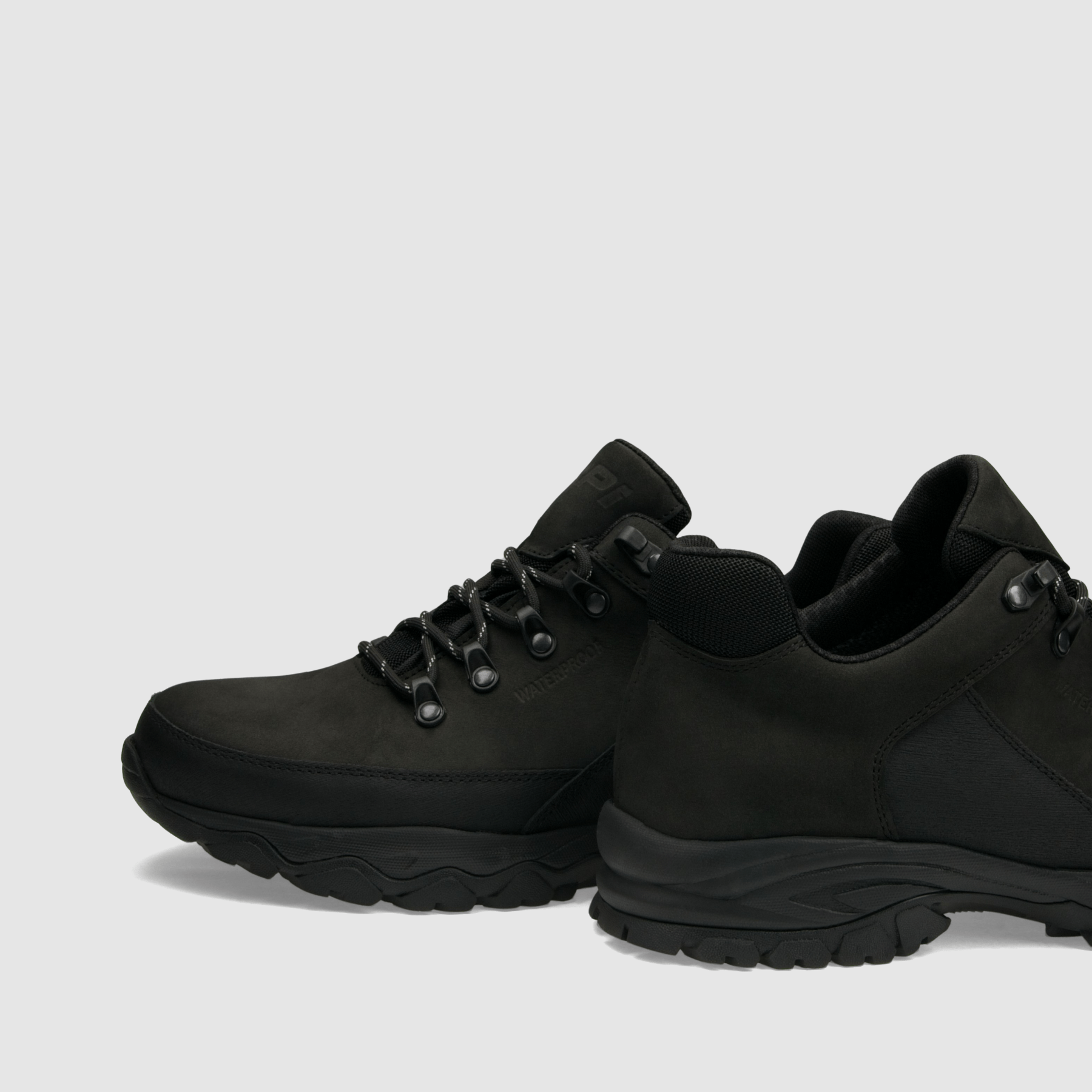 Półbut trekkingowy TAPI F - 9182 - czarna nubukowa skóra - TAPI nero - Półbuty trekkingowe męskie - Czarny - 5