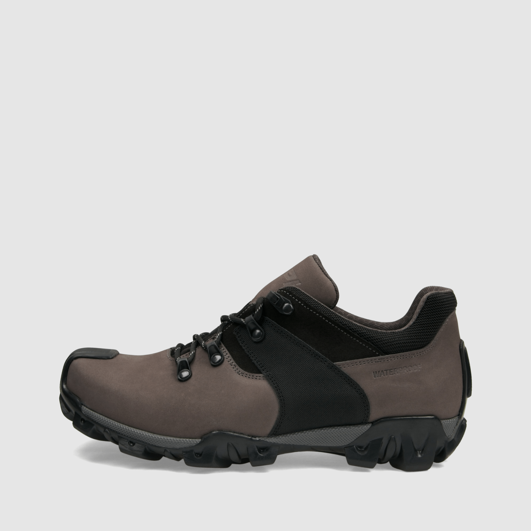 Półbut trekkingowy TAPI K - 2107 - szara nubukowa skóra - TAPI nero - Półbuty trekkingowe męskie - Szary - 2