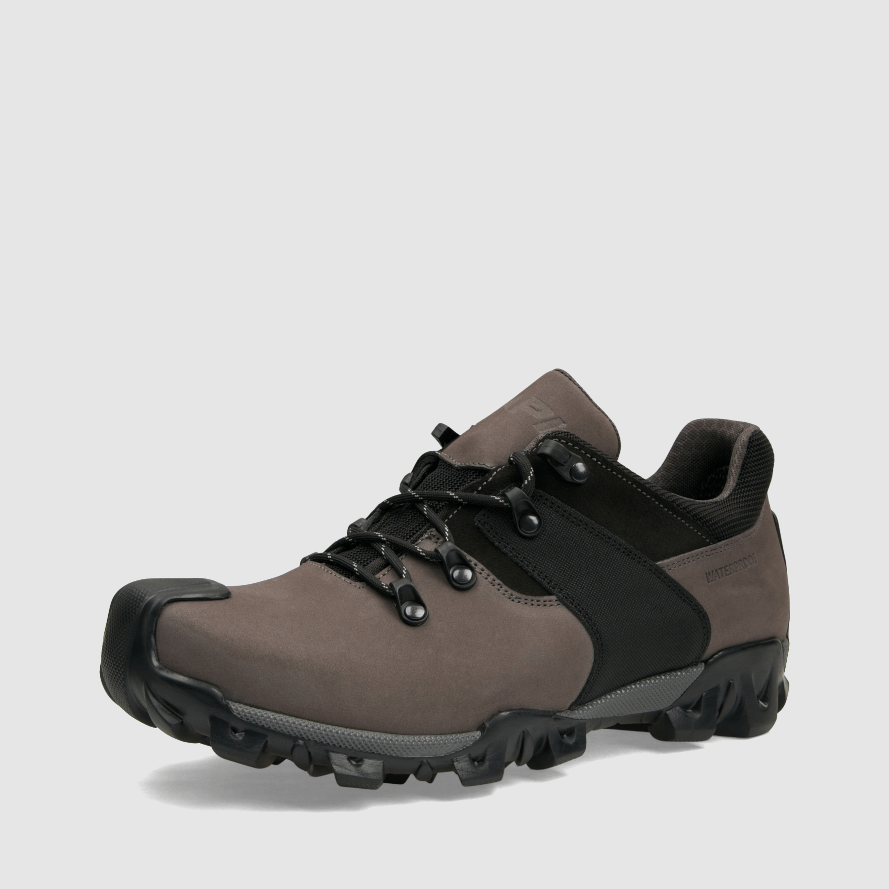 Półbut trekkingowy TAPI K - 2107 - szara nubukowa skóra - TAPI nero - Półbuty trekkingowe męskie - Szary - 1