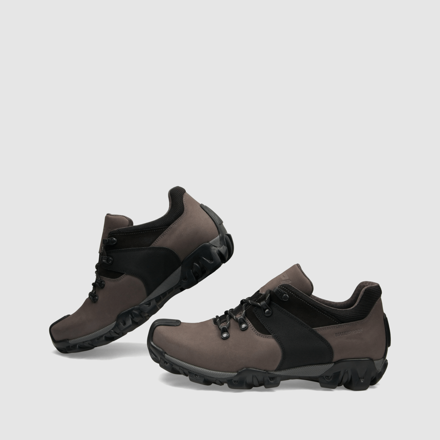 Półbut trekkingowy TAPI K - 2107 - szara nubukowa skóra - TAPI nero - Półbuty trekkingowe męskie - Szary - 6