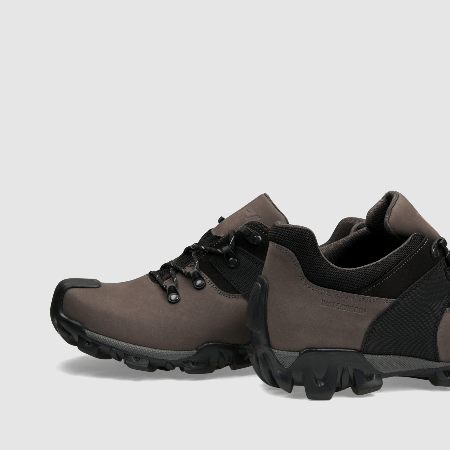 Półbut trekkingowy TAPI K - 2107 - szara nubukowa skóra - TAPI nero - Półbuty trekkingowe męskie - Szary - 5