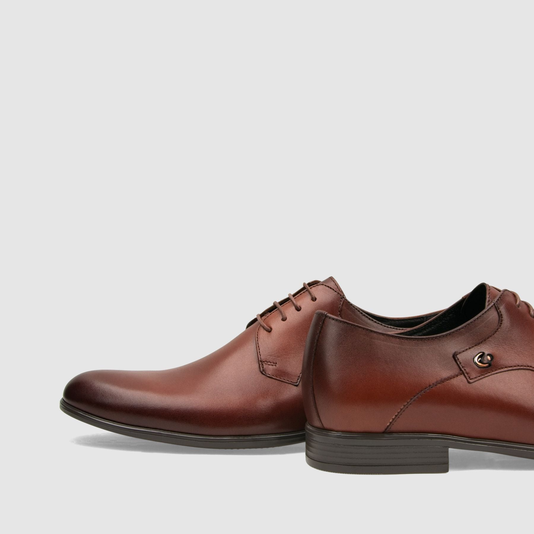 Półbut wizytowy TAPI A - 7582 brązowa licowa skóra - TAPI nero - Półbuty eleganckie sznurowane - Brązowy - 5