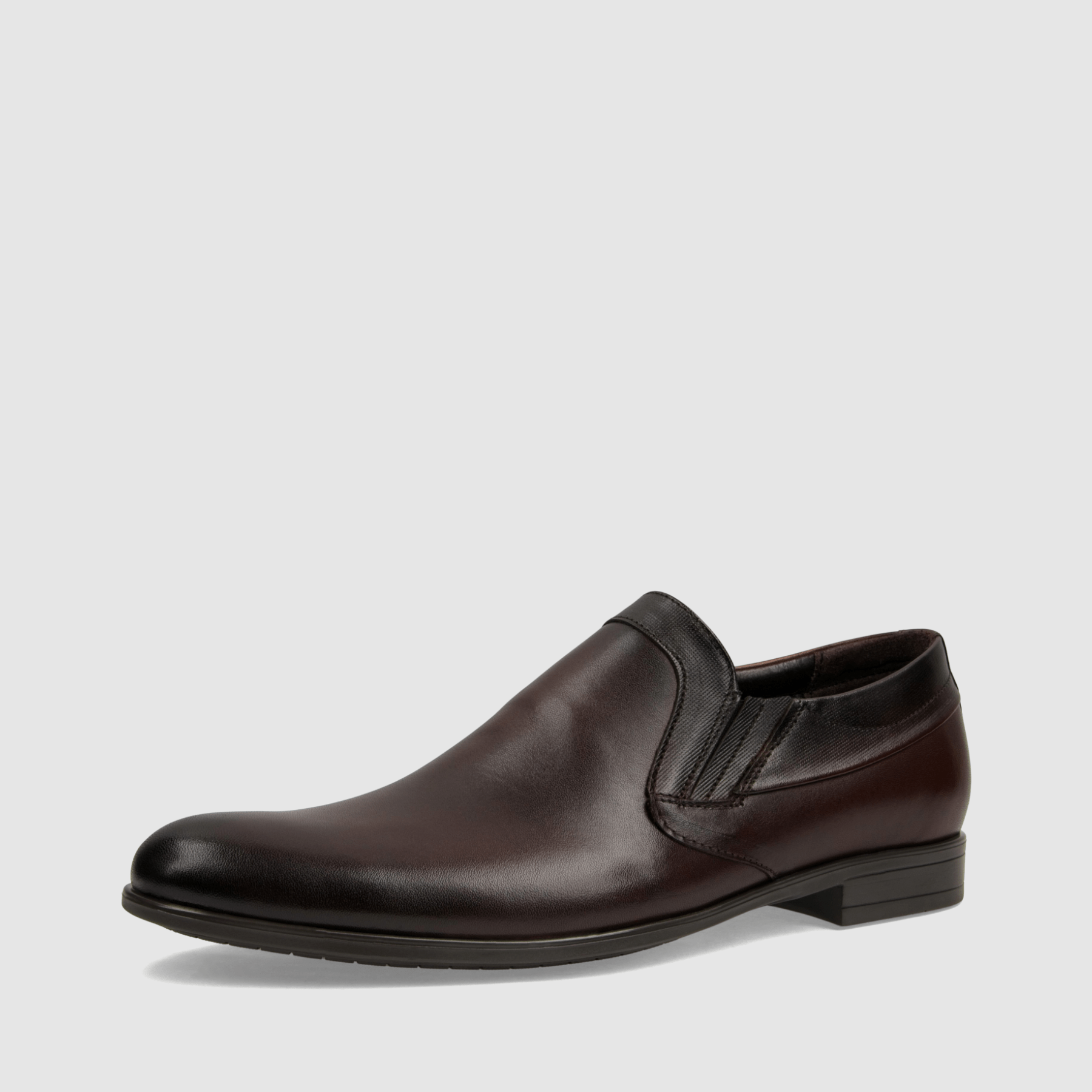 Półbut wizytowy TAPI D - 6608 bordowa licowa skóra - TAPI nero - Półbuty eleganckie wzuwane - Bordowy - 1