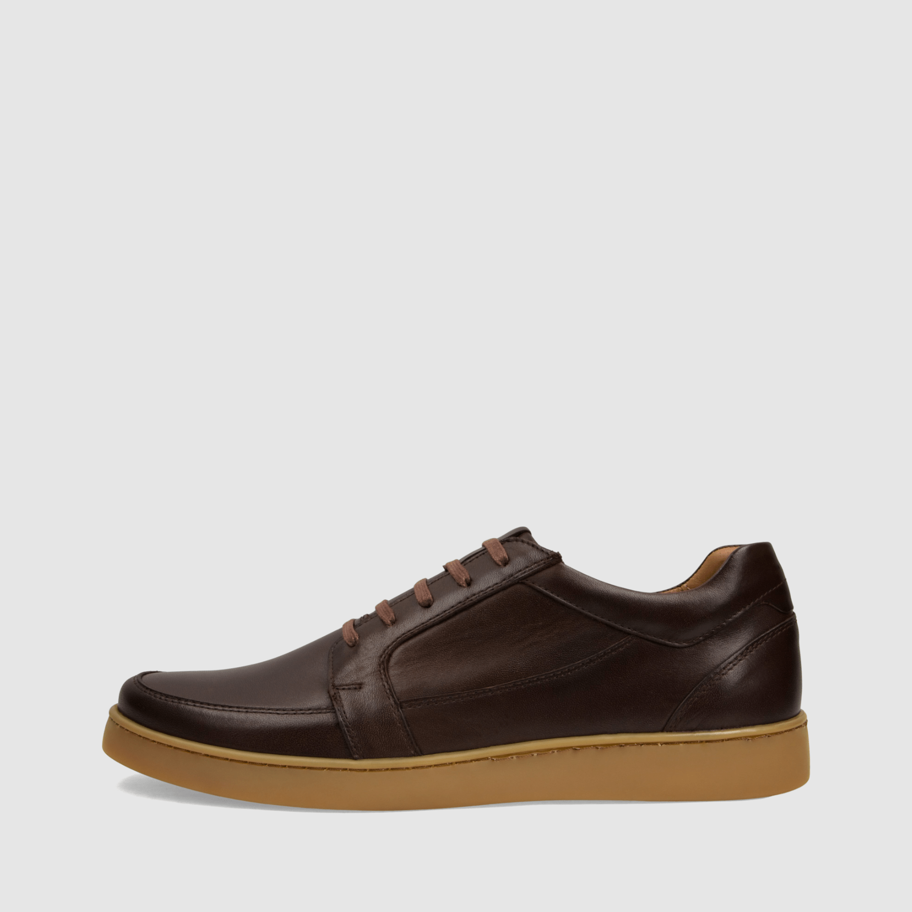 Trampki TAPI A - 7619 Brązowa licowa skóra - TAPI nero - Sneakersy i sportowe - Brązowy - 2