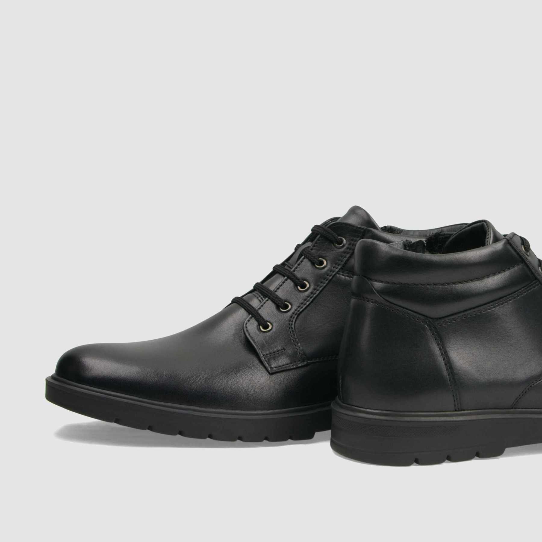 Trzewik casual TAPI G - 2486 czarna licowa skora - TAPI nero - Trzewiki sznurowane casual - Czarny - 5