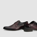 Lace-up shoes burgundy A-6522-535